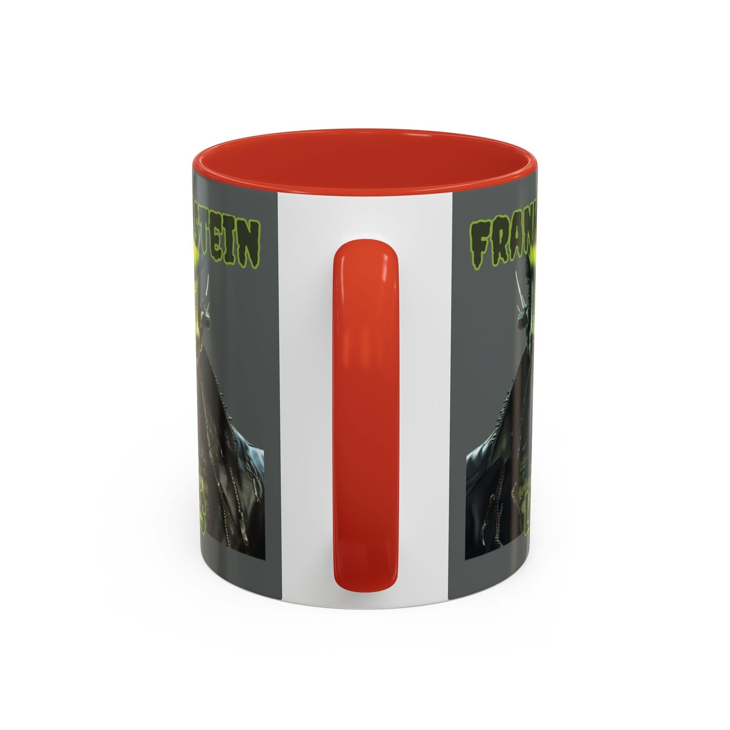 Frankenstein Lives Accent Mug by cypherpunkgear – cypherpunkgear.com | Cypherpunk Merch