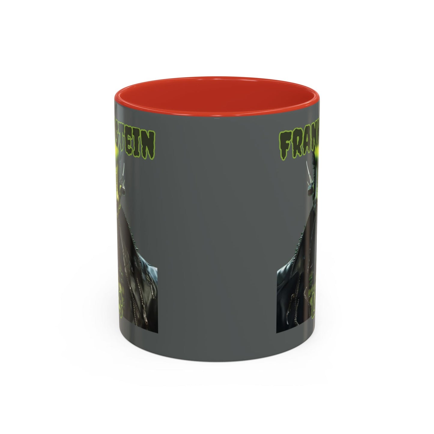 Frankenstein Lives Accent Mug by cypherpunkgear – cypherpunkgear.com | Cypherpunk Merch