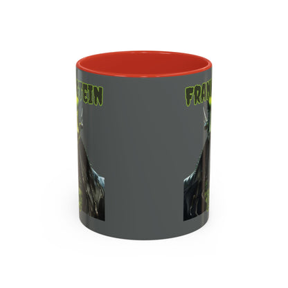 Frankenstein Lives Accent Mug by cypherpunkgear – cypherpunkgear.com | Cypherpunk Merch