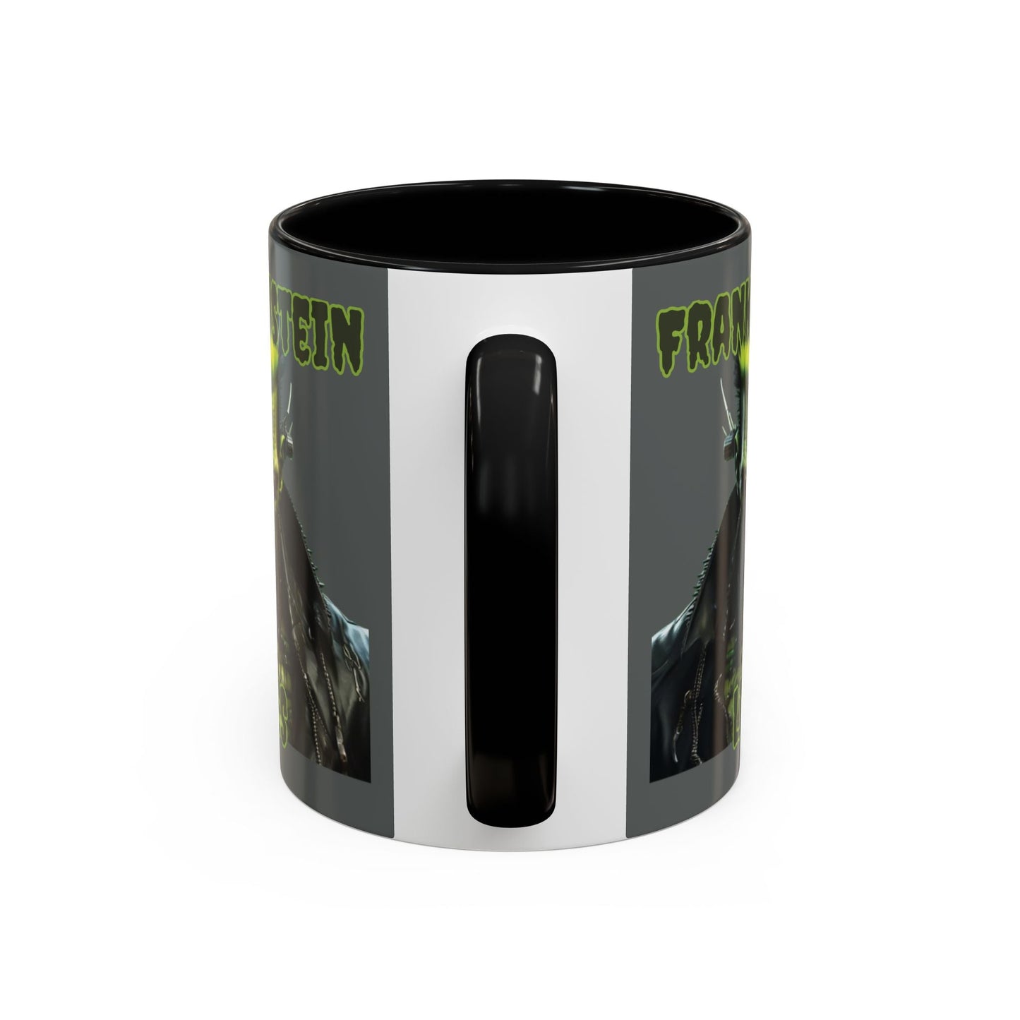 Frankenstein Lives Accent Mug by cypherpunkgear – cypherpunkgear.com | Cypherpunk Merch