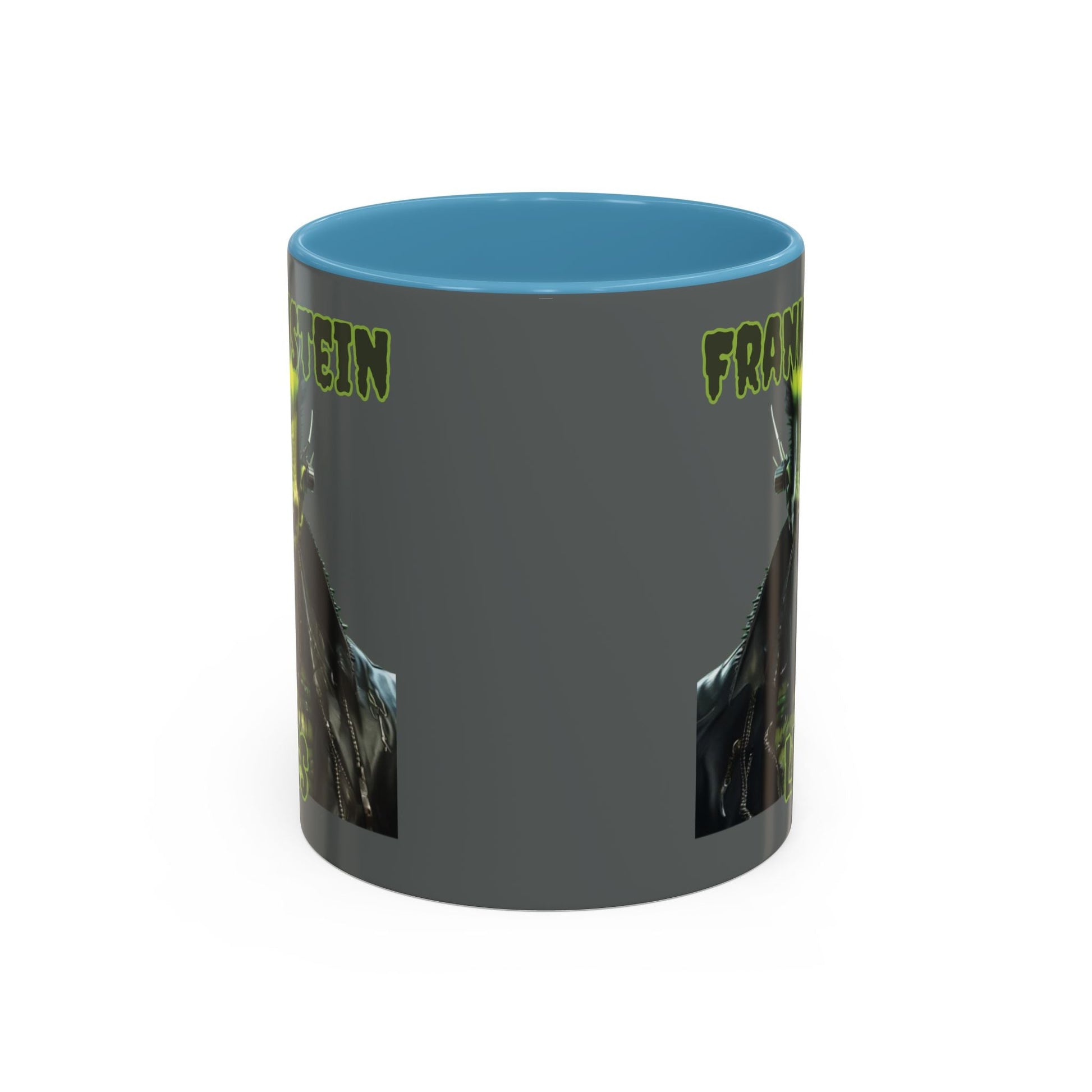 Frankenstein Lives Accent Mug by cypherpunkgear – cypherpunkgear.com | Cypherpunk Merch