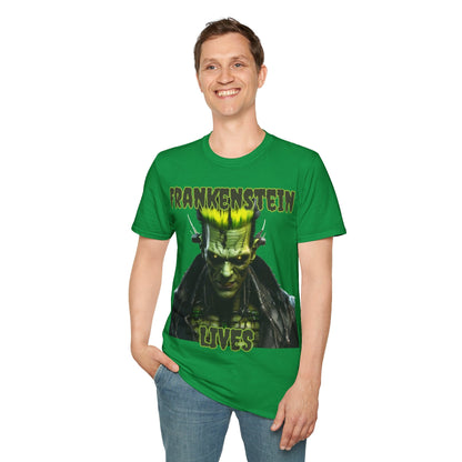 Frankenstein Lives DKcolors Unisex T-Shirt by cypherpunkgear – cypherpunkgear.com | Cypherpunk Merch