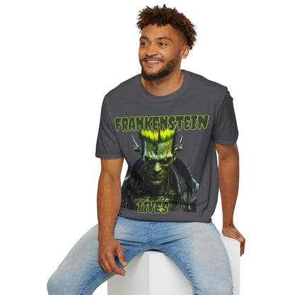 Frankenstein Lives DKcolors Unisex T-Shirt by cypherpunkgear – cypherpunkgear.com | Cypherpunk Merch