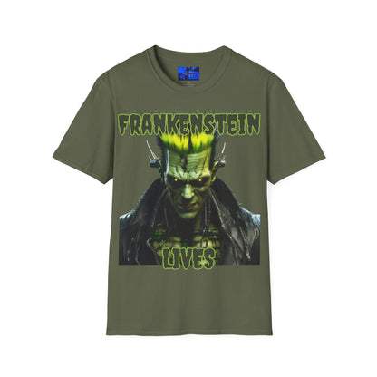 Frankenstein Lives DKcolors Unisex T-Shirt by cypherpunkgear – cypherpunkgear.com | Cypherpunk Merch