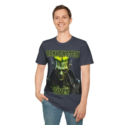 Frankenstein Lives DKcolors Unisex T-Shirt by cypherpunkgear – cypherpunkgear.com | Cypherpunk Merch