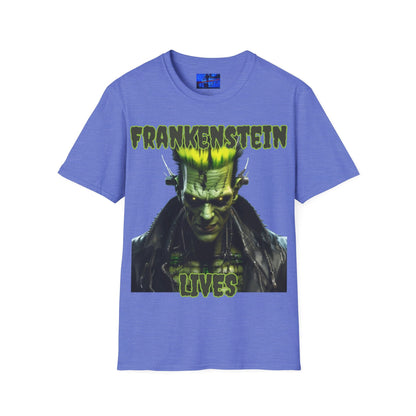 Frankenstein Lives LTcolors Unisex T-Shirt by cypherpunkgear – cypherpunkgear.com | Cypherpunk Merch