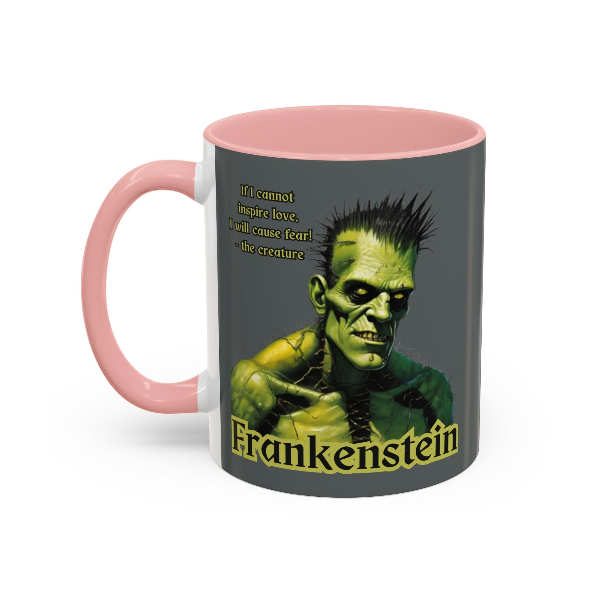 Frankenstein's Creature Accent Mug by cypherpunkgear – cypherpunkgear.com | Cypherpunk Merch