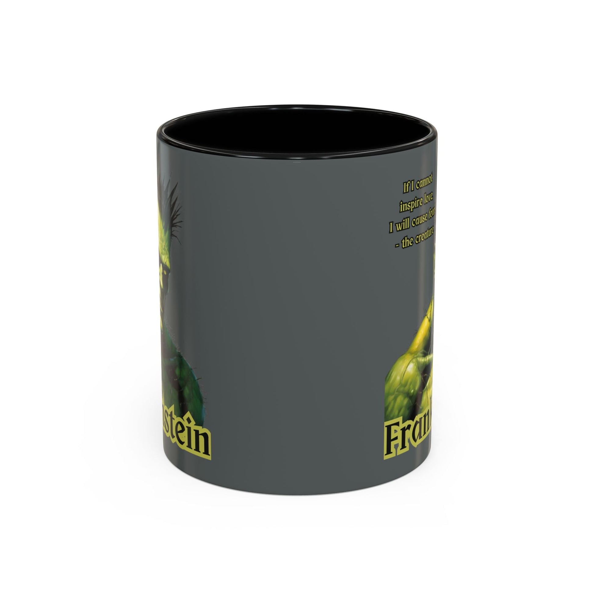 Frankenstein's Creature Accent Mug by cypherpunkgear – cypherpunkgear.com | Cypherpunk Merch
