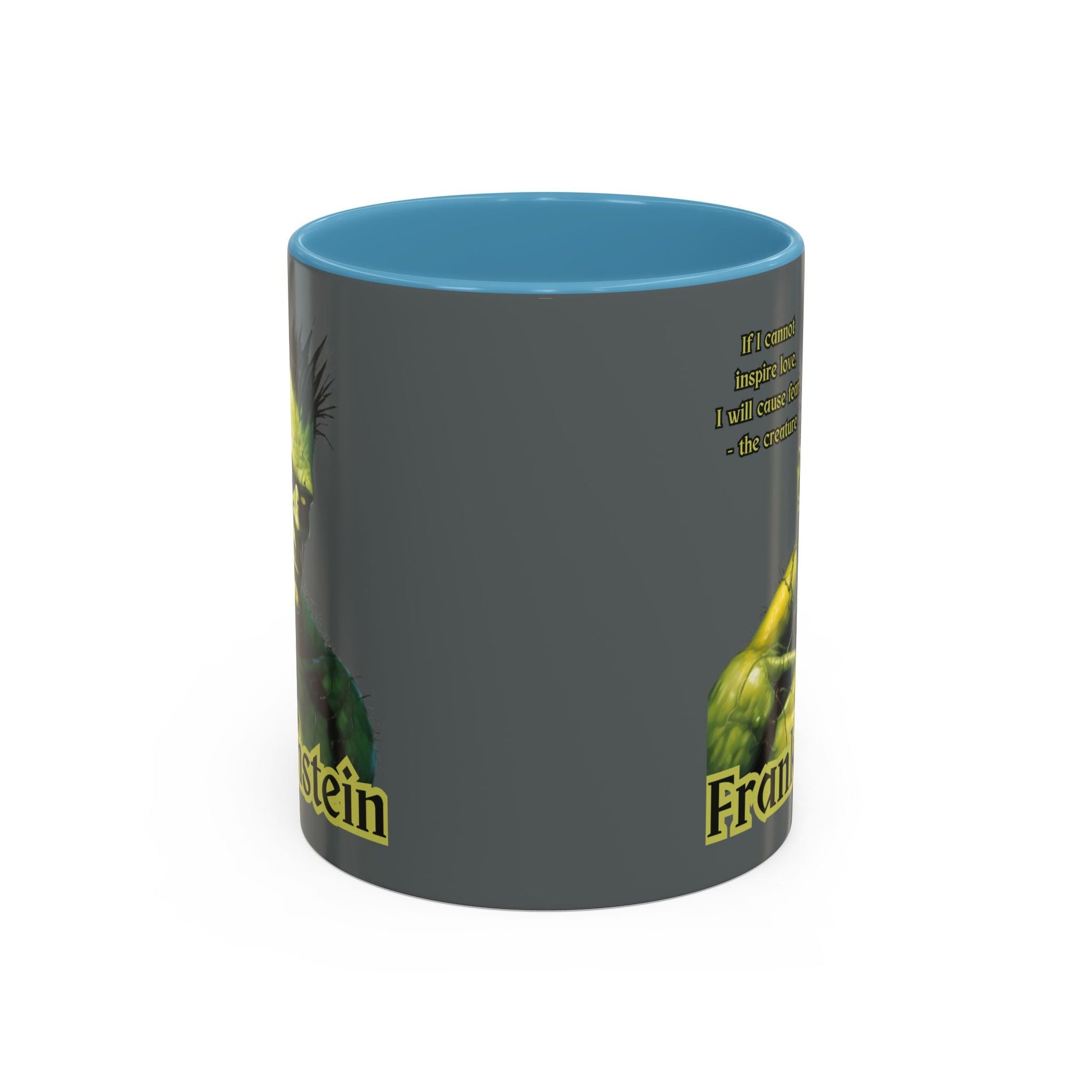 Frankenstein's Creature Accent Mug by cypherpunkgear – cypherpunkgear.com | Cypherpunk Merch