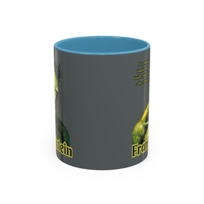 Frankenstein's Creature Accent Mug by cypherpunkgear – cypherpunkgear.com | Cypherpunk Merch
