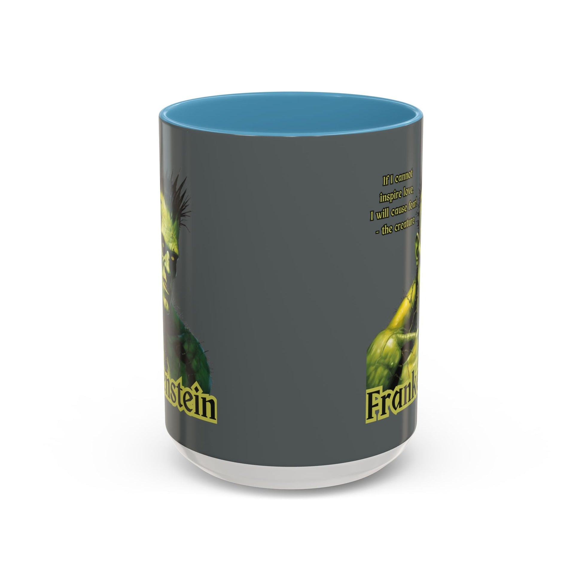 Frankenstein's Creature Accent Mug by cypherpunkgear – cypherpunkgear.com | Cypherpunk Merch