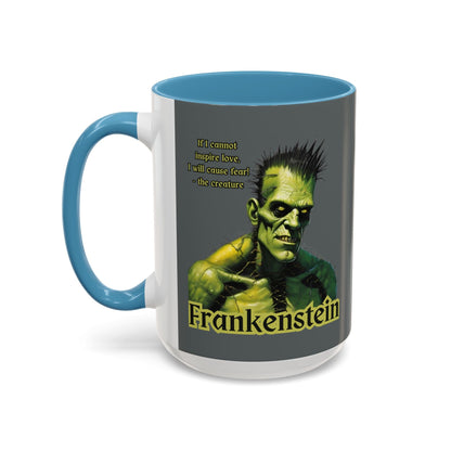 Frankenstein's Creature Accent Mug by cypherpunkgear – cypherpunkgear.com | Cypherpunk Merch