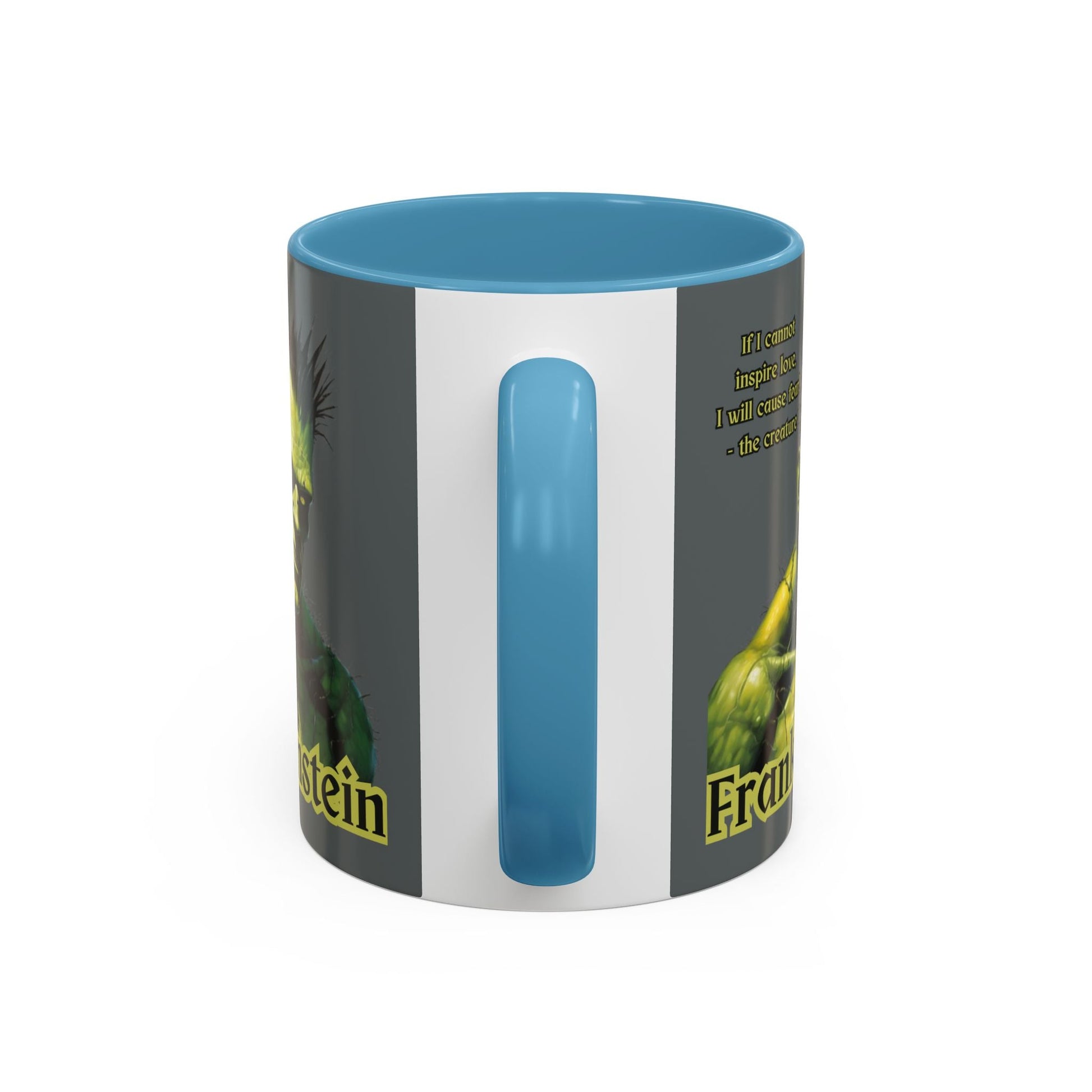 Frankenstein's Creature Accent Mug by cypherpunkgear – cypherpunkgear.com | Cypherpunk Merch