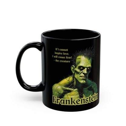 Frankenstein's Creature Black Mug by cypherpunkgear – cypherpunkgear.com | Cypherpunk Merch