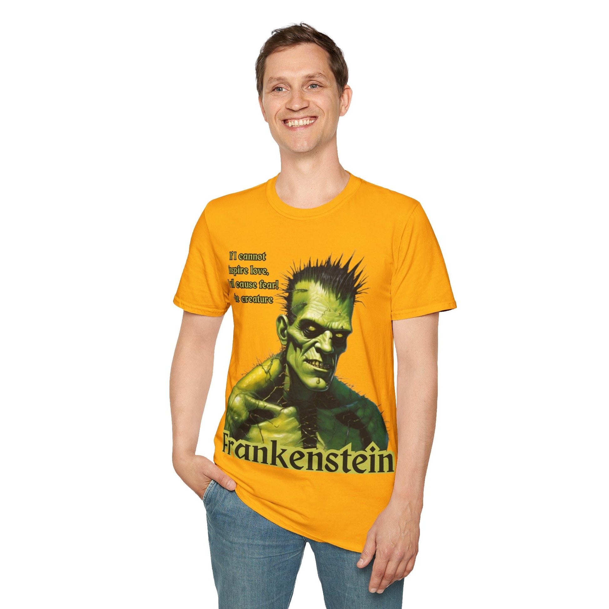 Frankenstein's Creature LTcolors Unisex T-Shirt by cypherpunkgear – cypherpunkgear.com | Cypherpunk Merch