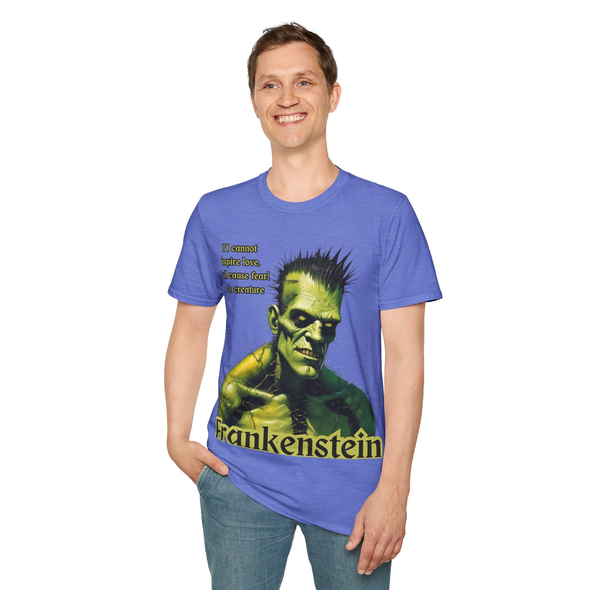 Frankenstein's Creature LTcolors Unisex T-Shirt by cypherpunkgear – cypherpunkgear.com | Cypherpunk Merch