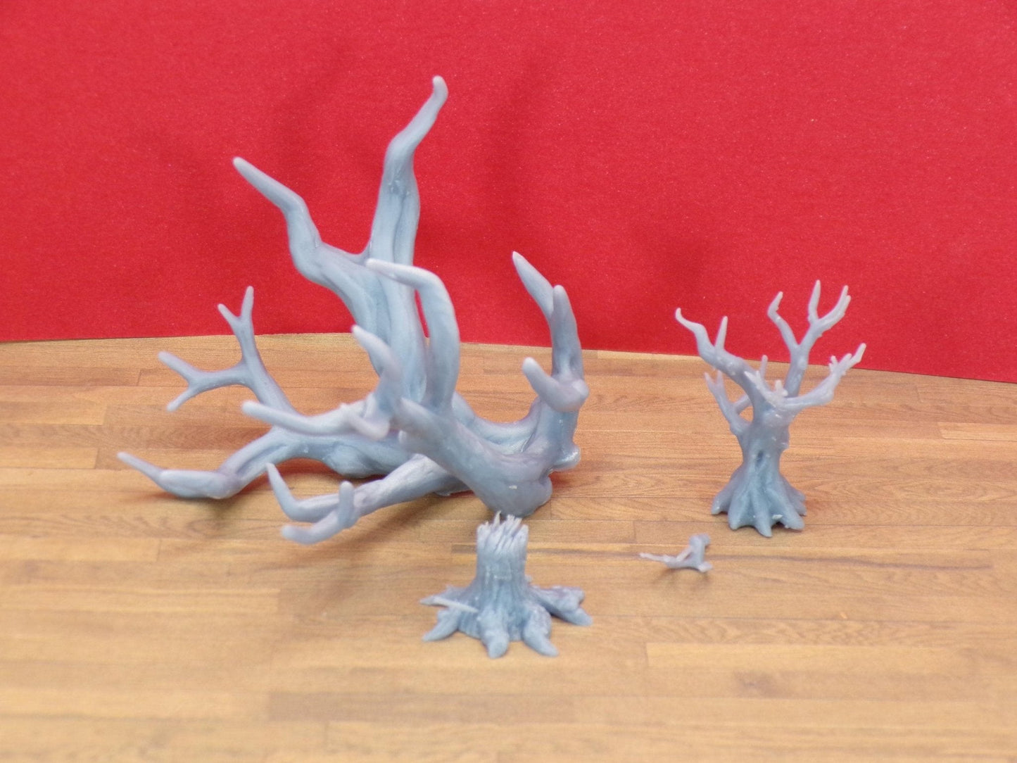 Halloween Landscaping – 1:24 Scale Dead Trees, Stumps, Dead Bushes & Branches | Haunted Forest Miniatures