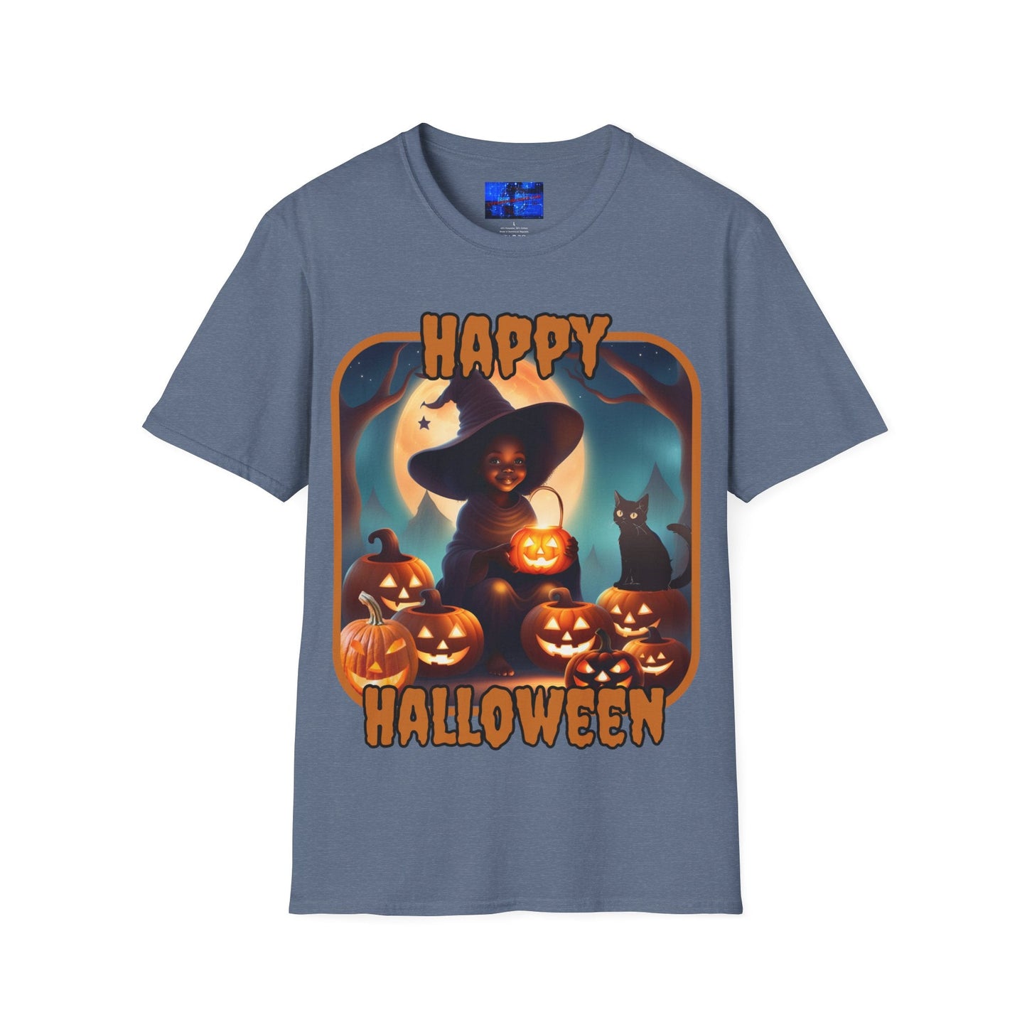 Happy Halloween Cute Witch ORfont DKcolors Unisex T-Shirt by cypherpunkgear – cypherpunkgear.com | Cypherpunk Merch