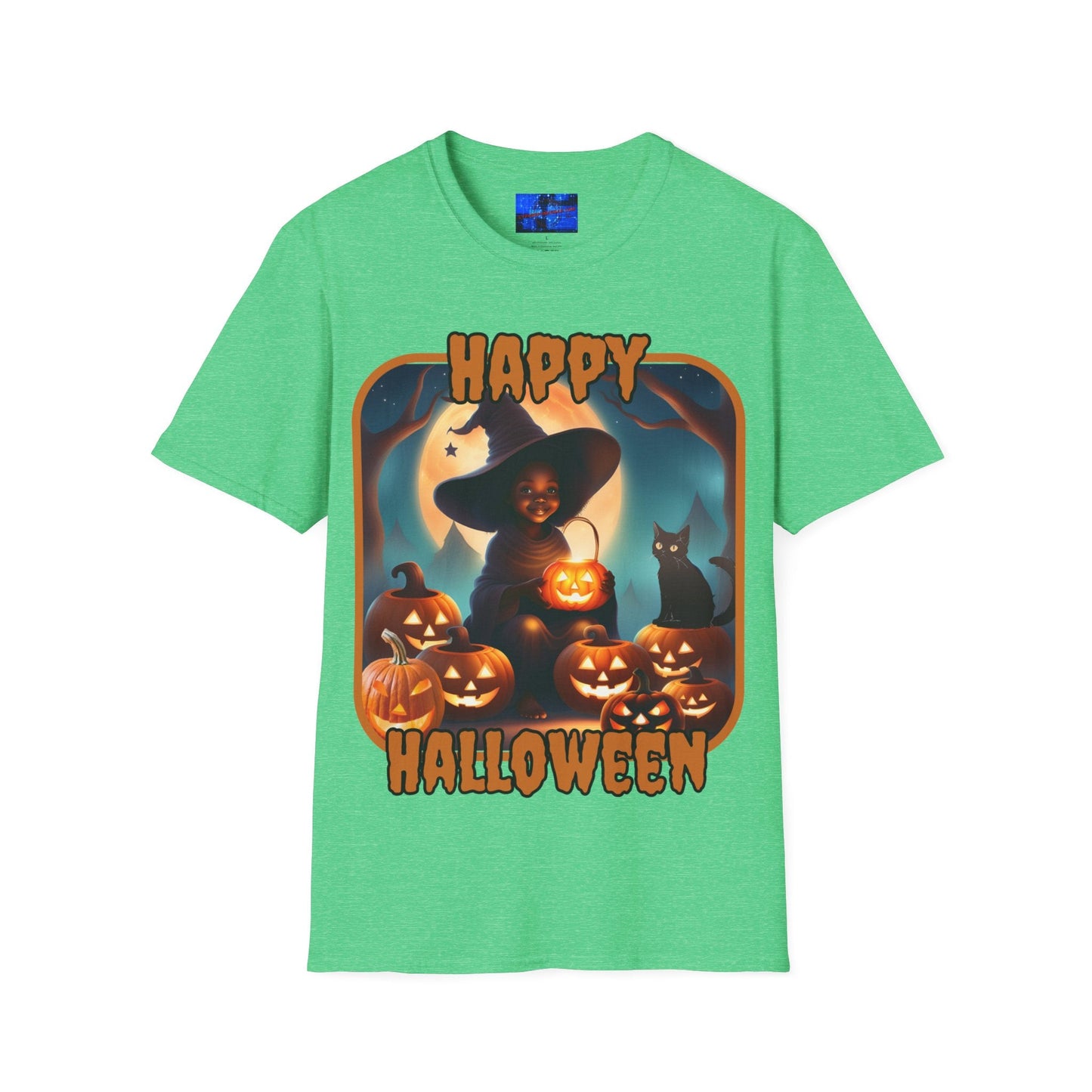 Happy Halloween Cute Witch ORfont DKcolors Unisex T-Shirt by cypherpunkgear – cypherpunkgear.com | Cypherpunk Merch