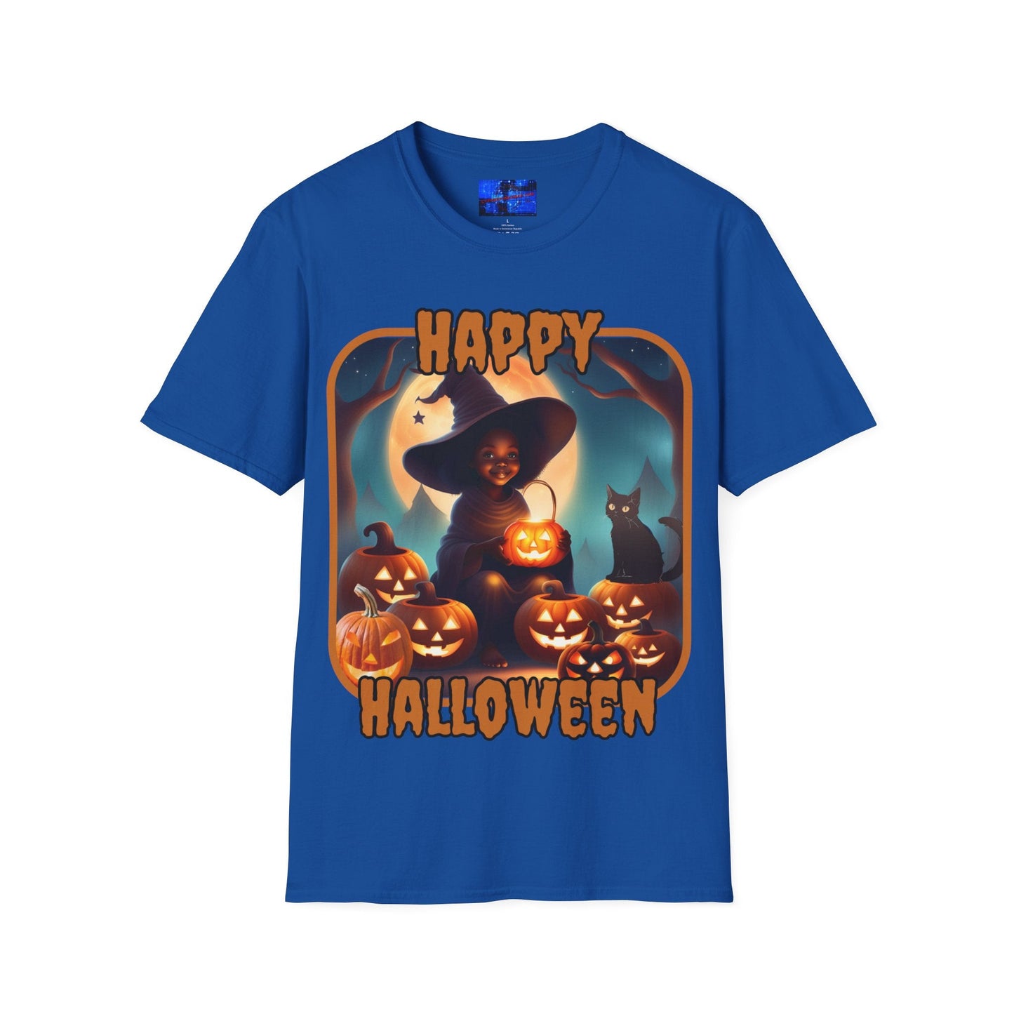 Happy Halloween Cute Witch ORfont DKcolors Unisex T-Shirt by cypherpunkgear – cypherpunkgear.com | Cypherpunk Merch