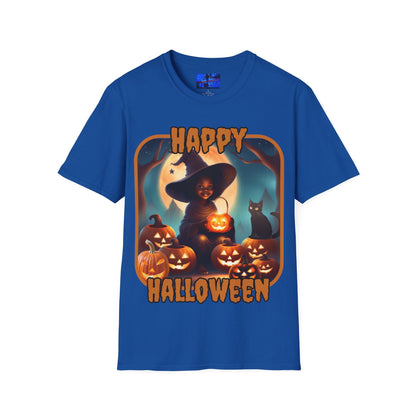 Happy Halloween Cute Witch ORfont DKcolors Unisex T-Shirt by cypherpunkgear – cypherpunkgear.com | Cypherpunk Merch