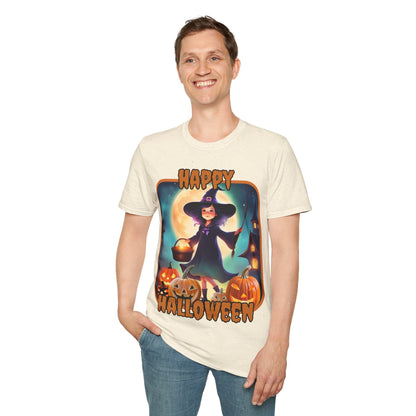 Happy Halloween Little Witch ORfont LTcolors Unisex T-Shirt by cypherpunkgear – cypherpunkgear.com | Cypherpunk Merch