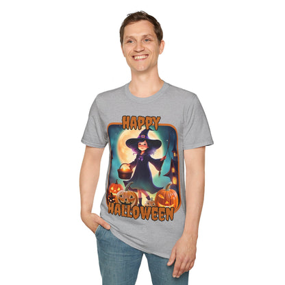 Happy Halloween Little Witch ORfont LTcolors Unisex T-Shirt by cypherpunkgear – cypherpunkgear.com | Cypherpunk Merch