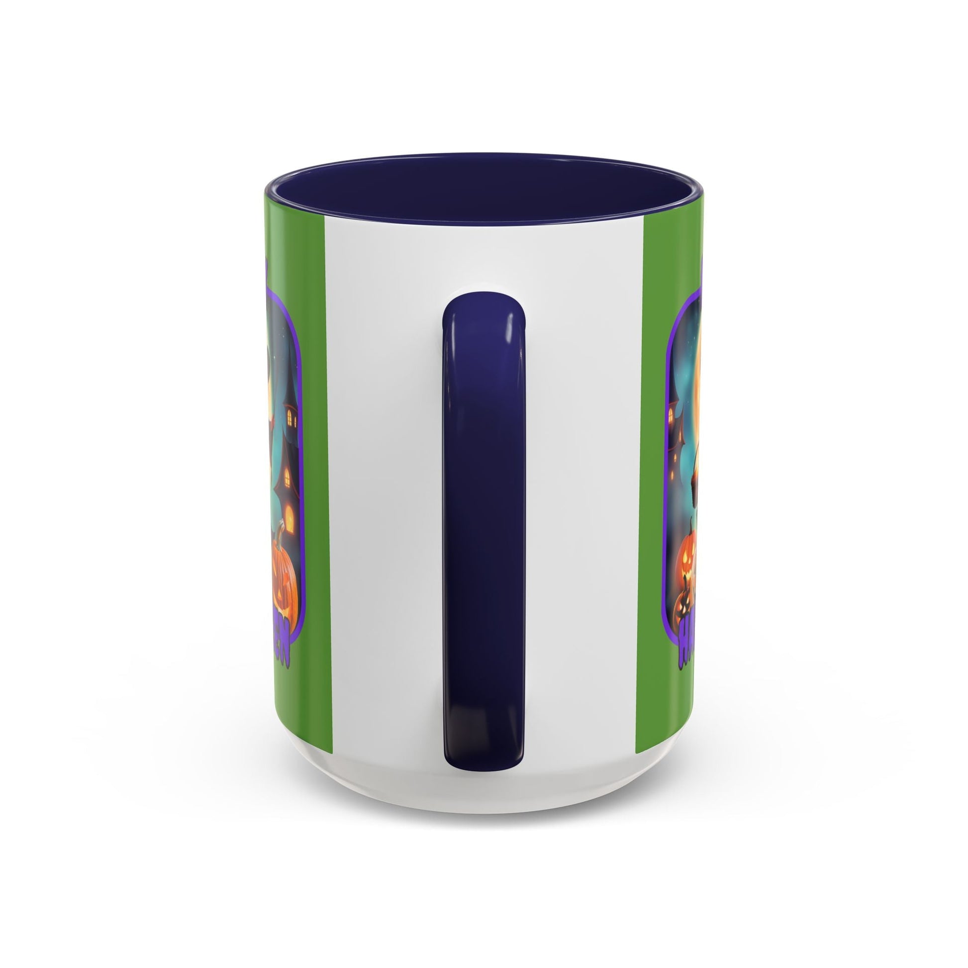 Happy Halloween Little Witch PRfont Accent Mug by cypherpunkgear – cypherpunkgear.com | Cypherpunk Merch
