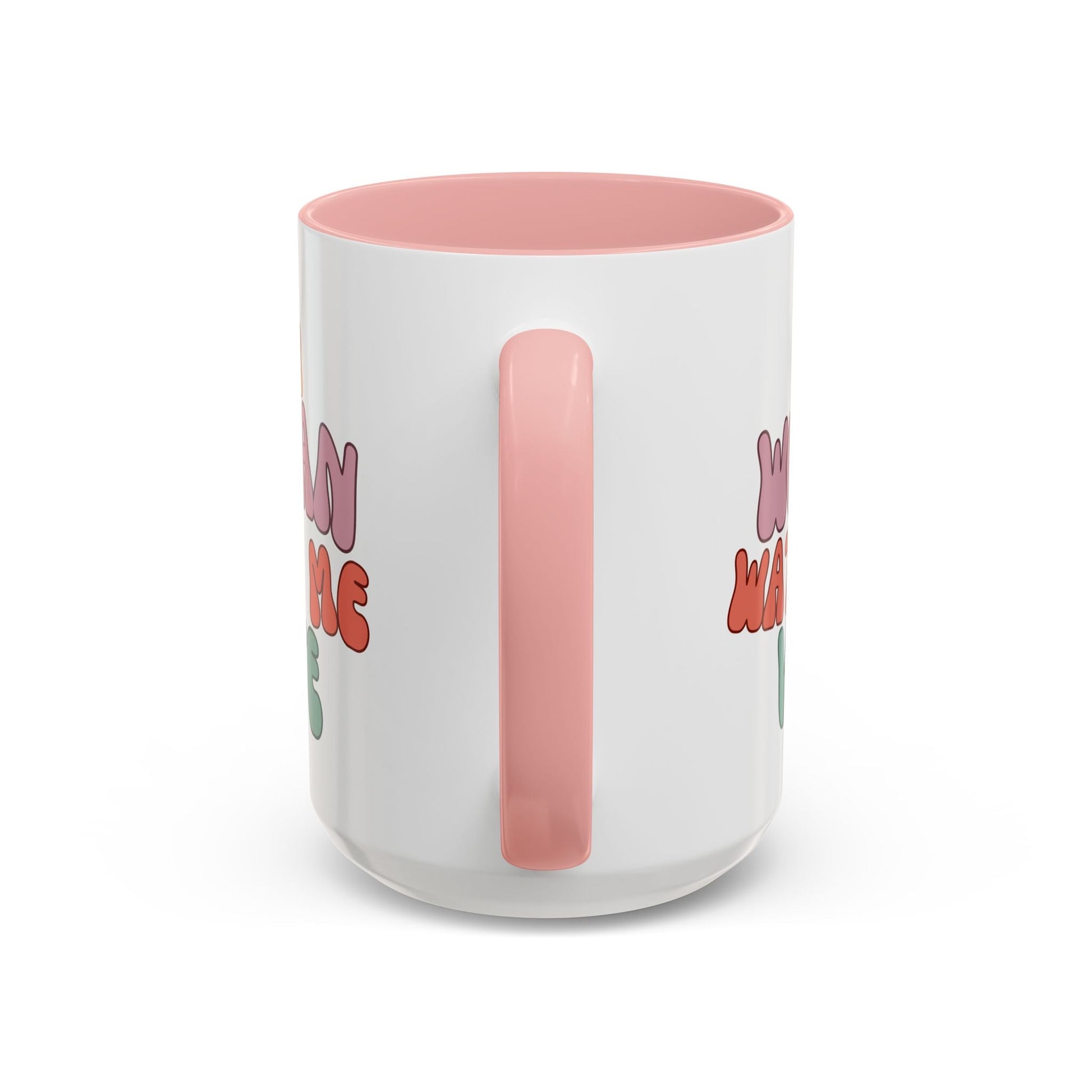 I Am Woman Watch Me Vote Accent Mug by cypherpunkgear – cypherpunkgear.com | Cypherpunk Merch
