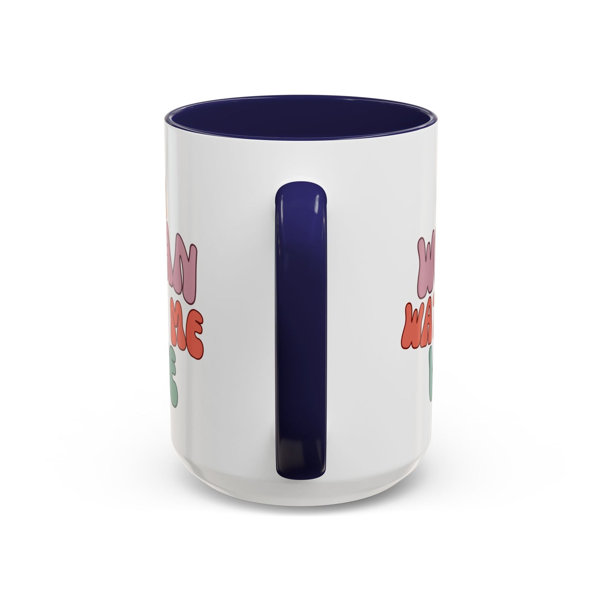 I Am Woman Watch Me Vote Accent Mug by cypherpunkgear – cypherpunkgear.com | Cypherpunk Merch