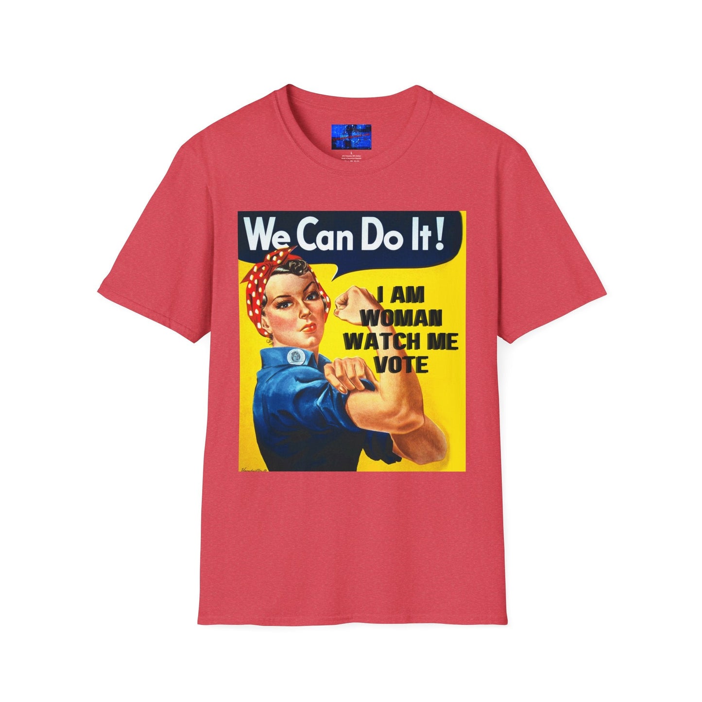 I Am Woman Watch Me Vote LTcolors Unisex T-Shirt by cypherpunkgear – cypherpunkgear.com | Cypherpunk Merch