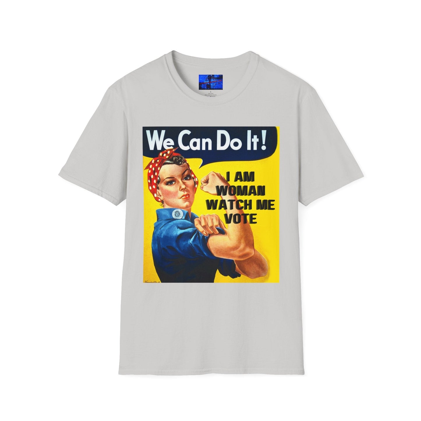 I Am Woman Watch Me Vote LTcolors Unisex T-Shirt by cypherpunkgear – cypherpunkgear.com | Cypherpunk Merch