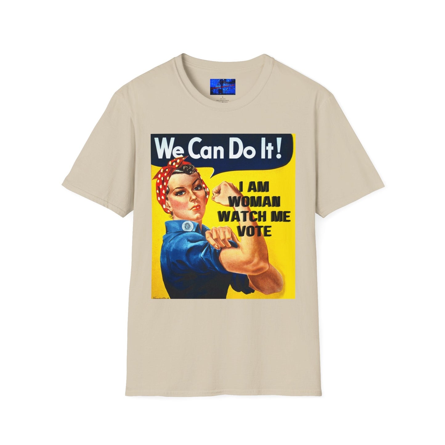 I Am Woman Watch Me Vote LTcolors Unisex T-Shirt by cypherpunkgear – cypherpunkgear.com | Cypherpunk Merch