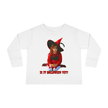 Is it Halloween yet? Toddler Long Sleeve Tee by cypherpunkgear – cypherpunkgear.com | Cypherpunk Merch
