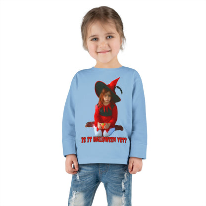 Is it Halloween yet? Toddler Long Sleeve Tee by cypherpunkgear – cypherpunkgear.com | Cypherpunk Merch