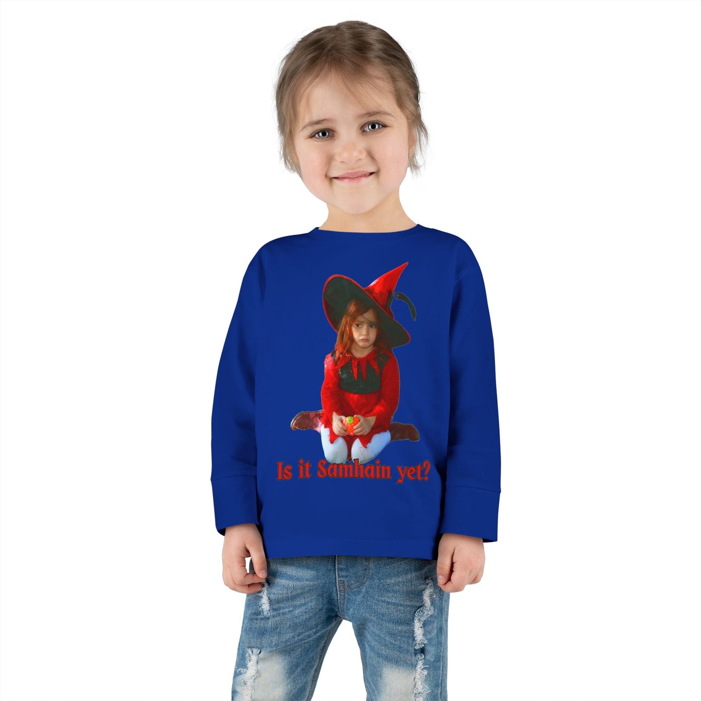 Is it Samhain yet? Toddler Long Sleeve Tee by cypherpunkgear – cypherpunkgear.com | Cypherpunk Merch