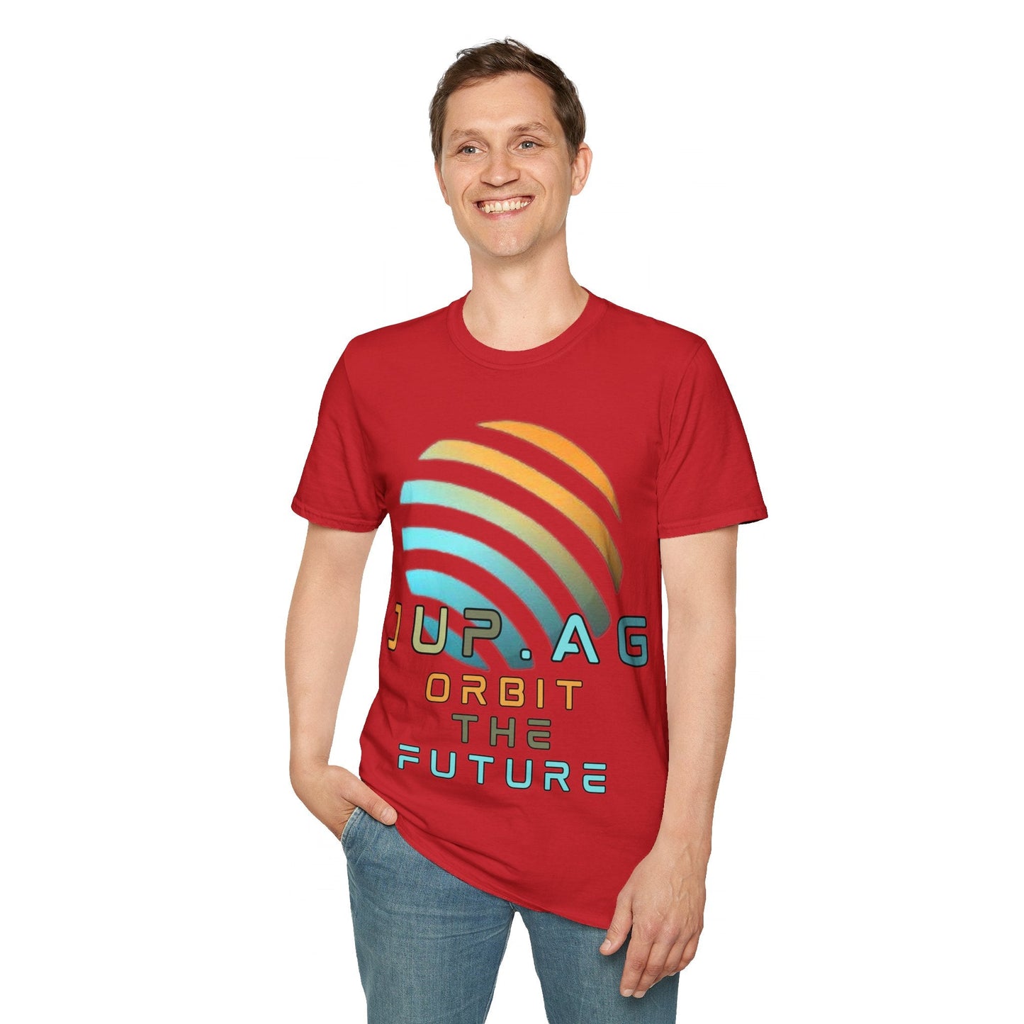 Jupiter (JUP) Orbit the Future LTcolors Unisex T-Shirt by cypherpunkgear – cypherpunkgear.com | Cypherpunk Merch