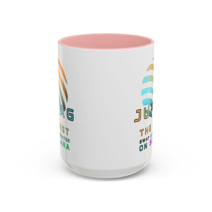 Jupiter (JUP) the best aggregator on Solana Accent Mug by cypherpunkgear – cypherpunkgear.com | Cypherpunk Merch
