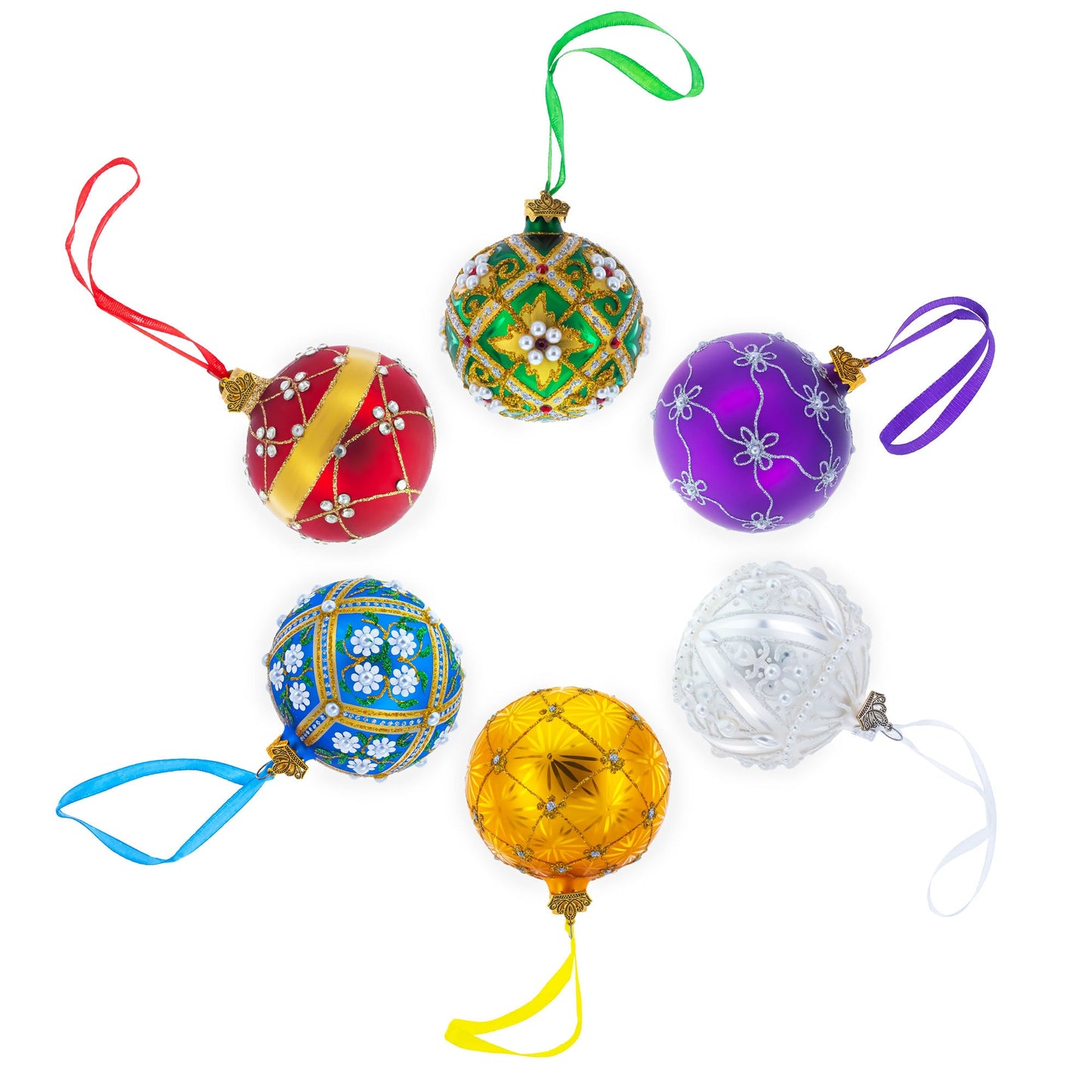 Jack-o'-lantern Glass Ball Halloween Ornament 3.25 Inches