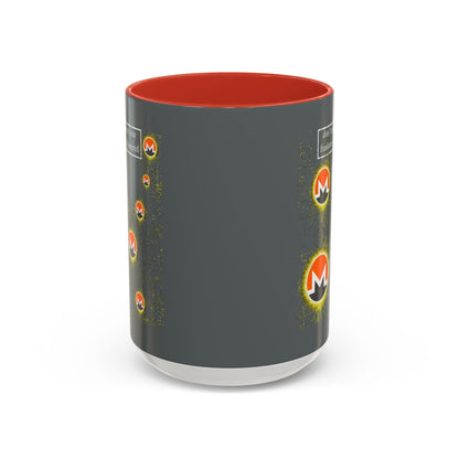 Monero DAYFAA Accent Mug by cypherpunkgear – cypherpunkgear.com | Cypherpunk Merch