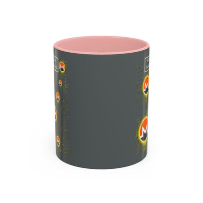 Monero DAYFAA Accent Mug by cypherpunkgear – cypherpunkgear.com | Cypherpunk Merch