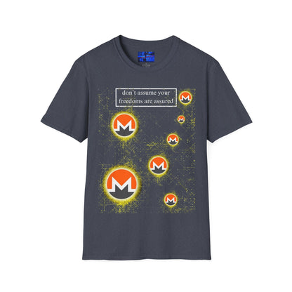 Monero DAYFAA DKcolors Unisex T-Shirt by cypherpunkgear – cypherpunkgear.com | Cypherpunk Merch