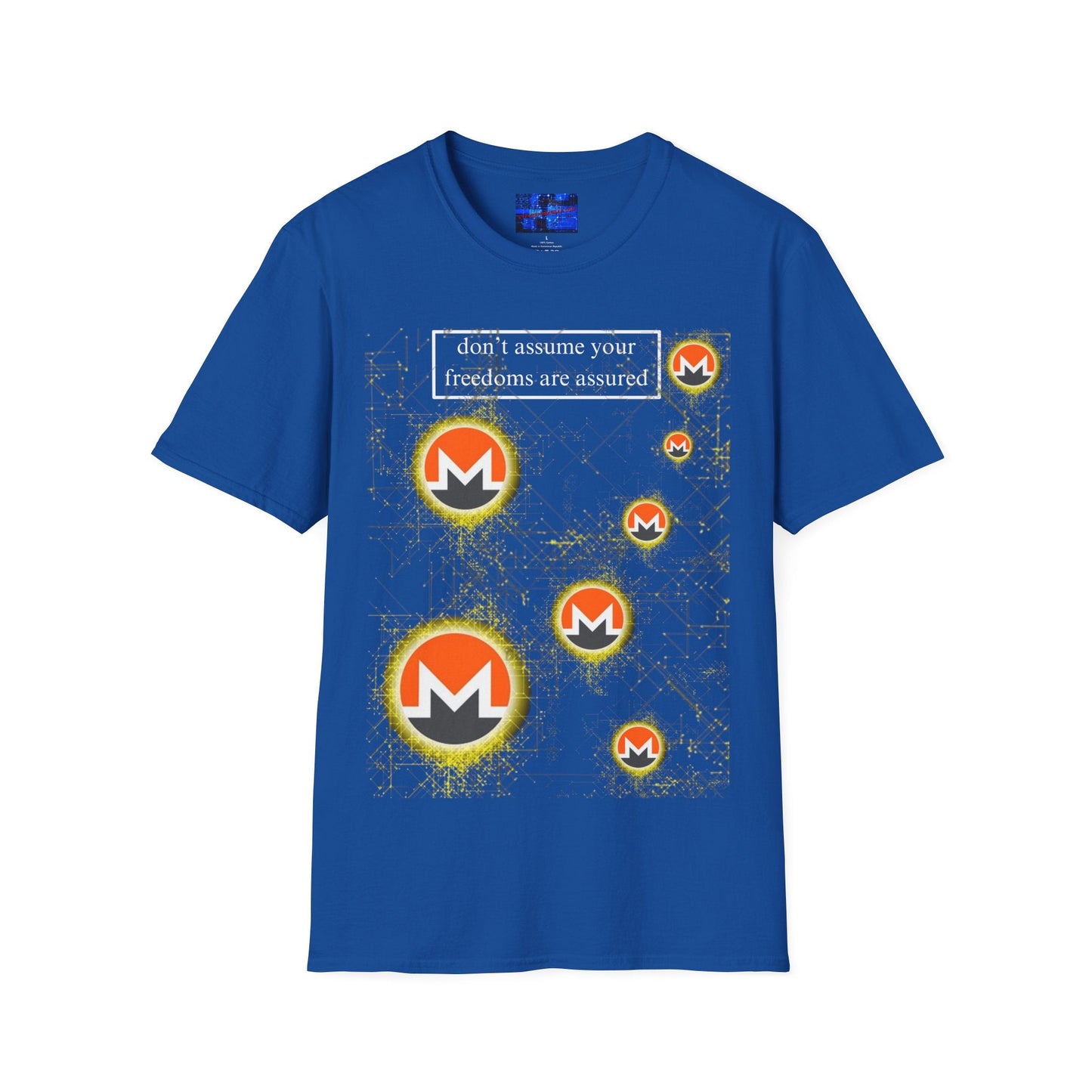 Monero DAYFAA DKcolors Unisex T-Shirt by cypherpunkgear – cypherpunkgear.com | Cypherpunk Merch