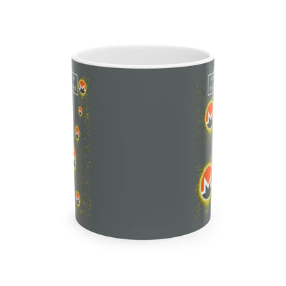 Monero DAYFAA Gray Mug by cypherpunkgear – cypherpunkgear.com | Cypherpunk Merch