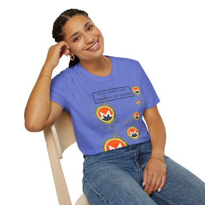 Monero DAYFAA LTcolors Unisex T-Shirt by cypherpunkgear – cypherpunkgear.com | Cypherpunk Merch