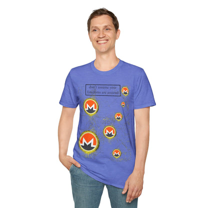 Monero DAYFAA LTcolors Unisex T-Shirt by cypherpunkgear – cypherpunkgear.com | Cypherpunk Merch