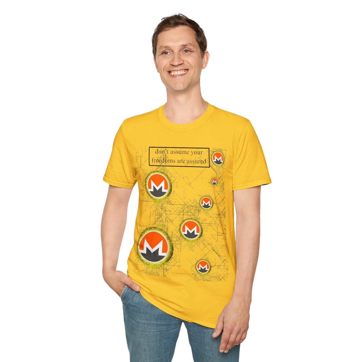 Monero DAYFAA LTcolors Unisex T-Shirt by cypherpunkgear – cypherpunkgear.com | Cypherpunk Merch