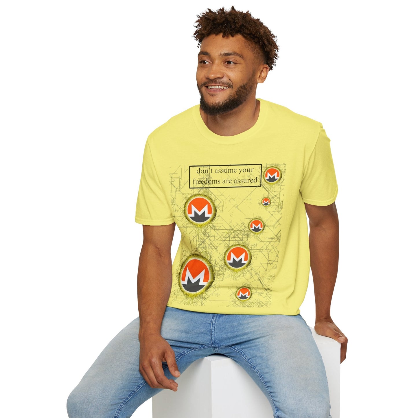 Monero DAYFAA LTcolors Unisex T-Shirt by cypherpunkgear – cypherpunkgear.com | Cypherpunk Merch