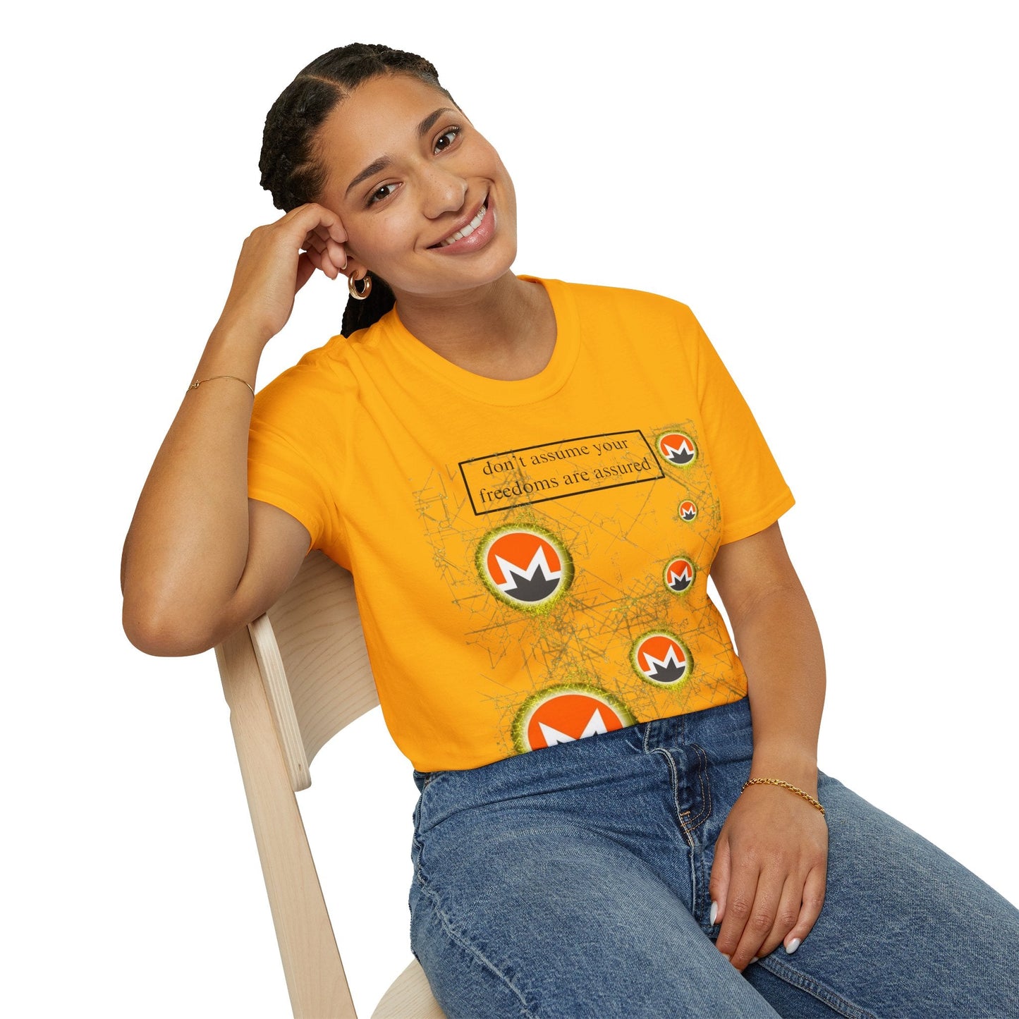 Monero DAYFAA LTcolors Unisex T-Shirt by cypherpunkgear – cypherpunkgear.com | Cypherpunk Merch