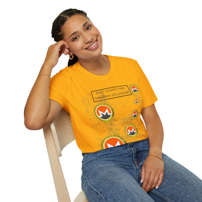 Monero DAYFAA LTcolors Unisex T-Shirt by cypherpunkgear – cypherpunkgear.com | Cypherpunk Merch